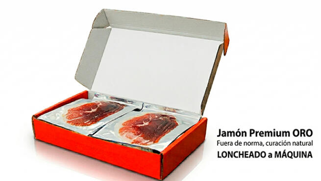 Env&iacute;o: Recogida en tienda y Env&iacute;o a Domicilio precio fijo. 10 sobres de 120 gr jamon premium oro.